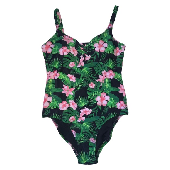 Balance Collection Tropical One Piece Swimsuit Large NWOT - Picture 1 of 4